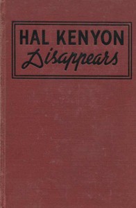 Hal Kenyon Disappears by Gordon (Adventure story writer) Stuart