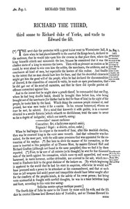 Chronicles of England, Scotland and Ireland (3 of 6): England (6 of 9)
Richard the Third, Third Sonne to Richard Duke of Yorke, and Uncle to Edward the Fift by Raphael Holinshed