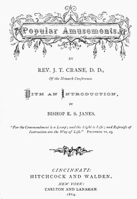 Popular Amusements by J. T. (Jonathan Townley) Crane