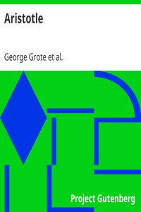 Aristotle by George Grote