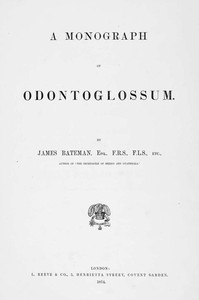 A Monograph of Odontoglossum by Jas. (James) Bateman