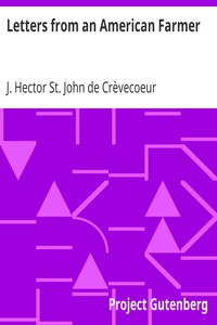 Letters from an American Farmer by J. Hector St. John de Crèvecoeur