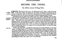 Chronicles of England, Scotland and Ireland (2 of 6): England (08 of 12)
Henrie the Third, the Eldest Sonne of King Iohn by Raphael Holinshed