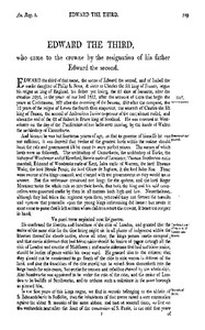 Chronicles of England, Scotland and Ireland (2 of 6): England (11 of 12)
Edward the Third, Who Came to the Crowne by the Resignation of His Father Edward the Second by Raphael Holinshed