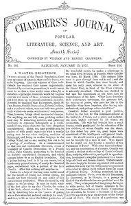 Chambers's Journal of Popular Literature, Science, and Art, No. 681
January 13, 1877 by Various