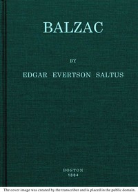 Balzac by Edgar Saltus