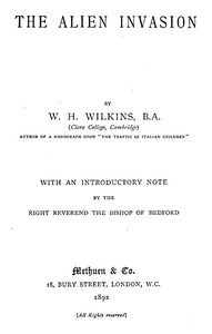 The Alien Invasion by W. H. (William Henry) Wilkins
