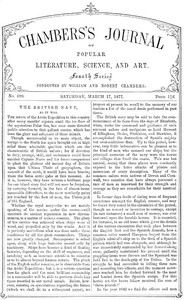 Chambers's Journal of Popular Literature, Science, and Art, No.690
March 17, 1877 by Various