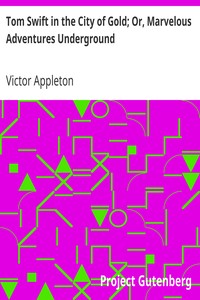 Tom Swift in the City of Gold; Or, Marvelous Adventures Underground by Victor Appleton