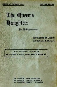 The Queen's Daughters in India by Elizabeth W. Andrew