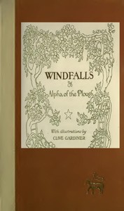Windfalls by A. G. (Alfred George) Gardiner