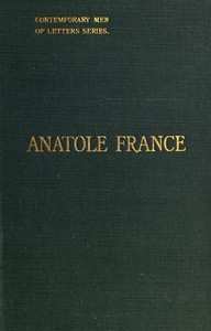 Anatole France by Georg Brandes