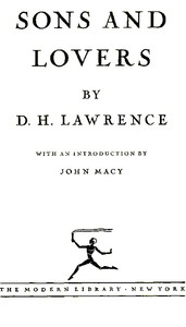 Sons and Lovers by D. H. (David Herbert) Lawrence