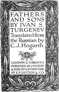 Fathers and Sons by Ivan Sergeevich Turgenev