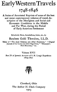 James's Account of S. H. Long's Expedition, 1819-1820, part 4 by Edwin James