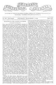 Chambers's Edinburgh Journal, No. 305
New Series, Saturday, November 3, 1849 by Various