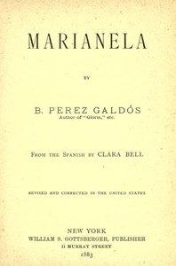 Marianela by Benito Pérez Galdós