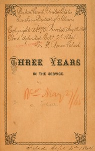 Three Years in the Service
A Record of the Doings of the 11th Reg. Missouri Vols. by D. McCall
