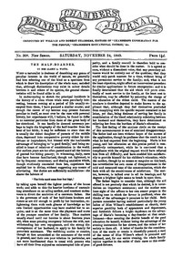 Chambers's Edinburgh Journal, No. 308
New Series, Saturday, November 24, 1849 by Various
