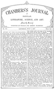 Chambers's Journal of Popular Literature, Science, and Art, No. 706
July 7, 1877 by Various