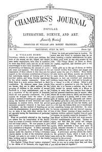 Chambers's Journal of Popular Literature, Science, and Art, No. 707, July 14, 1877 by Various