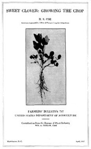 Sweet Clover: Growing the Crop by H. S. Coe