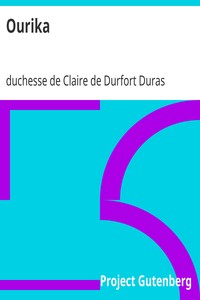Ourika by Claire de Durfort Duras