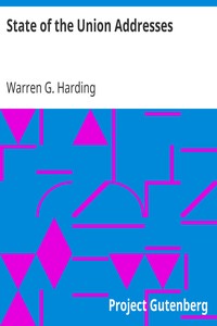 State of the Union Addresses by Warren G. (Warren Gamaliel) Harding