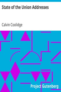 State of the Union Addresses by Calvin Coolidge