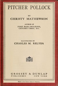 Pitcher Pollock by Christy Mathewson