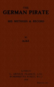 The German pirate : $b his methods and record by Ajax