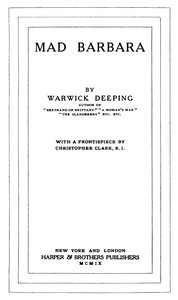 Mad Barbara by Warwick Deeping
