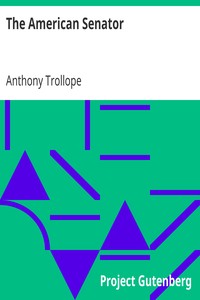 The American Senator by Anthony Trollope