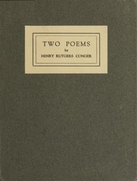 Two Poems: Class Day Poem; The Purple Hills by Henry Rutgers Conger