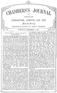 Chambers's Journal of Popular Literature, Science, and Art, No. 727, December 1, 1877 by Various