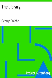 The Library by George Crabbe