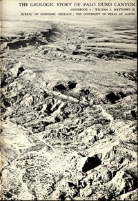 The Geologic Story of Palo Duro Canyon by William Henry Matthews