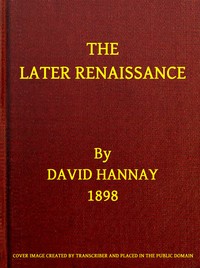 The Later Renaissance by David Hannay