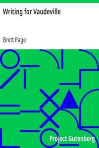 Writing for Vaudeville by Brett Page