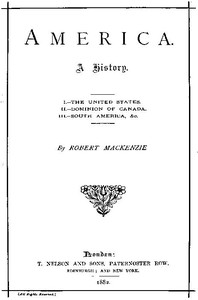 America: A history by Robert Mackenzie