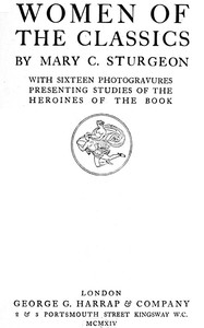 Women of the Classics by Mary Sturgeon