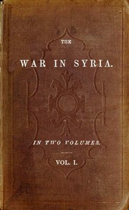 The War in Syria, Volume 1 (of 2) by Charles Napier