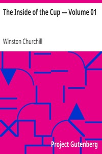 The Inside of the Cup — Volume 01 by Winston Churchill