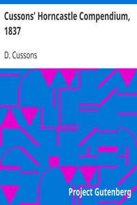 Cussons' Horncastle Compendium, 1837 by D. Cussons