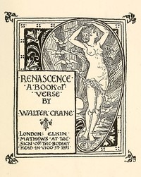Renascence: A Book of Verse by Walter Crane
