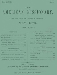 The American Missionary — Volume 33, No. 05, May, 1879 by Various