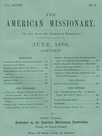 The American Missionary — Volume 33, No. 06, June, 1879 by Various