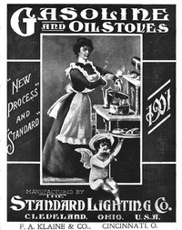 Gasoline and Oil Stoves, "New Process" and "Standard." 1901 by Standard Lighting Company
