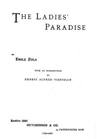 The Ladies' Paradise by Émile Zola