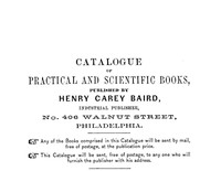 Catalogue of Practical and Scientific Books by Henry Carey Baird & Co.